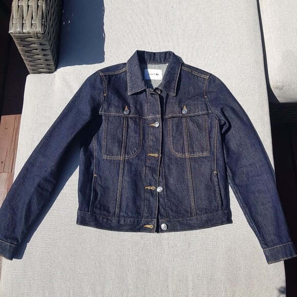 Lacoste Denim Jacket FR34 - Picture 5 of 8